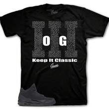 Camisa a juego con las zapatillas Retro 3 Black Cat AJs3 - Keep It Classic - forma - Ver 1