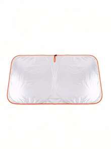 Upgraded Titanium Silver Car Windshield Sunshade, Thickened Portable Heat Insulation Sunshade, One-Piece Easy Installation Car Front Window Cover, UV Protection And Interior Cooling - A - View 10