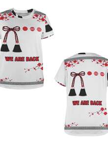 DfnnjJhZZISWJv8Yrd7s4 T Shirt Donna 3D Allover Print Comfort Girocollo Manica Corta Traspirante per Uso Quotidiano Streetwear Quattro Stagioni Versatile Regalo Perfetto per il Tempo Libero - Multicolore - Visualizzare 7