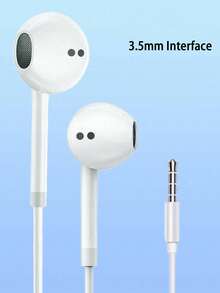 Tai nghe nhét tai có dây với đầu nối Lightning cho /iPad, tai nghe EarPods có dây với đầu nối Lightning, tích hợp điều khiển từ xa, điều chỉnh âm lượng, tương thích với 14/13/12/11/XR/XS/X/8/7/SE/Pro/Pro Max, quà Giáng sinh/quà gia đình - trắng - Xem 15