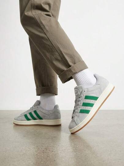 Adidas Campus 00s Men's Sneakers Grey One / Green / White JI3167