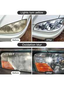KineShineX Pasta Pembersih Lampu Depan – Pembersih untuk Mobil, Sepeda Motor, dan Kendaraan Listrik; Pasta Perbaikan Goresan untuk Lampu Depan dan Belakang; Kit Pembersih Lampu Depan (Termasuk Spons Pembersih); Aksesoris Otomotif dan Alat Pembersih. - Beraneka warna - View 5