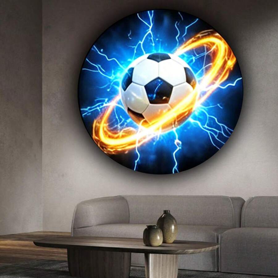 USB Portable Football Projection Lamp, 3pcs/6pcs/10pcs Football Projection Lamp Set, Changeable Slides, 360° Rotatable Decorative Lamp, Football Atmosphere Night Light, Convenient USB Powered, Bedside Lamp, Football Fan Birthday Gift, Football Lover Bedroom Decor Cool Gift