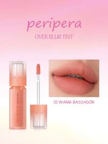 Peripera OVER BLUR TINT 01, Airy Blur Matte Finish, Soft Powder-Texture, Buildable & Blendable, Non-Drying & Comfortable, Smooth Fine Lips, For Natural Daily Look, K-Beauty, Korea Makeup, Holiday Gift, 3.5g/0.12oz - 01 - View 3