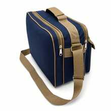 Large, Durable Men's Executive Shoulder Bag For Work. - Green - View 3