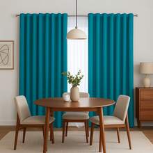 Refresh Your Home With Contemporary Style Neo Short Curtains From BEAUTTY HOME - Emerald - View 2