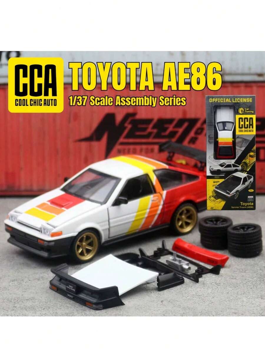 TOYOTA 1:43 丰田 Sprinter Trueno (A86) 合金压铸模型车,可定制,收藏佳品,是汽车爱好者和节日礼物的理想之选 - 彩色 - 查看 1