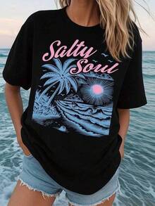 Women T-Shirts - Black - View 6