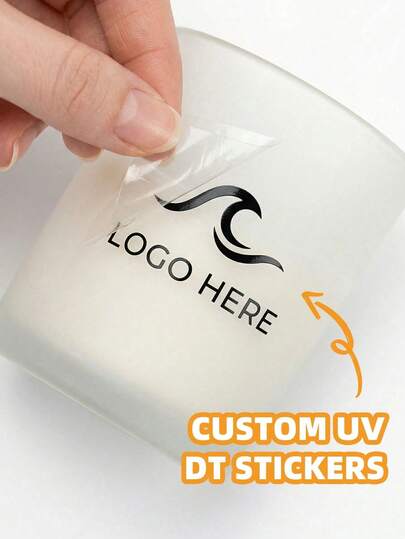 Customizable UV Transfer Stickers: Available In Multiple Sizes, Featuring A Classic Aesthetic Style. These Stickers Are Waterproof And Scratch-Resistant, Suitable For Application On Various Surfaces Including Bottles, Metal, Glass, Plastic, Memo Boards, And More.