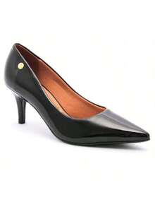 Vizzano Women's Pumps, Low Thin Heel, Soft, Original - 黑色清漆 - 查看 8
