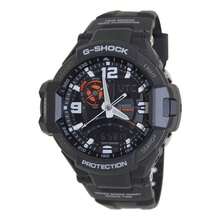Casio Gravity Master  Men's Quartz Black Resin Watch GA1000-1A - 黑色 - 查看 2