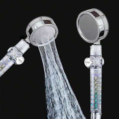 Tatukiko Đầu vòi sen cầm tay 360° với công nghệ cánh quạt tuabin, bộ lọc và các chế độ phun điều chỉnh được cho lưu lượng nước cao.