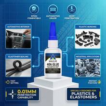 WHITELIFE 406 Adhesive - Specially Designed For Plastics And Elastomers, Low Viscosity High Strength, Can Instantly Fix Automotive Parts And Rubber Seals. - W406 - View 5