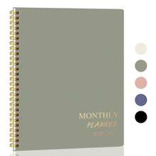 24-Month A5 Size High-Quality Minimalist Planner (2026-2027), Thick Paper, Simple Layout Suitable For Work, Study, Home Planning, Appointment Scheduling, Goal Tracking, Office Desk Decor - Green - View 5