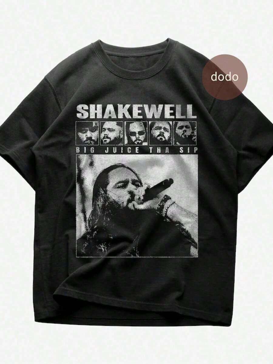 Summer Outfits For WomenSUICIDEBOY SHIRT, Suicideboy, Casual Cotton Round Neck Short Sleeve T-Shirt For Women With Bold Skeleton Graphic Print And Regular Hemsummer Outfits For Womensummer Outfits For Women,Summer Tops - 黑色 6 - 查看 1