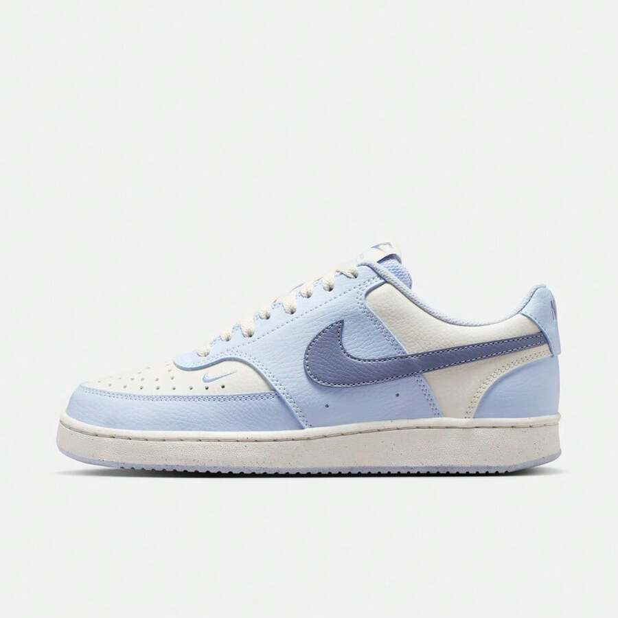 Nike 耐克女子 COURT VISION LO NN 休闲运动鞋，低帮 FV9952-400 - 藍白色 - 查看 1