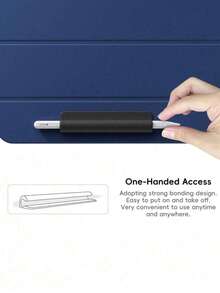 1 chiếc vỏ bọc silicon giữ bút tương thích với Apple Pencil thế hệ 1/2, bút cảm ứng đa năng USB-C. - Nhiều màu - Xem 3