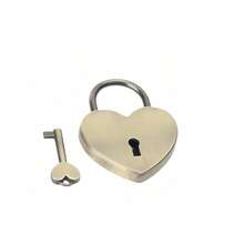 1 Set Customized Engraved Heart Lock & Key Set, Personalized Name & Date Padlock, Couple Matching Jewelry Gift - Multicolor - View 18