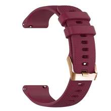 20毫米时尚硅胶腕带，适用于vivoactive 3/5、Venu 2 Plus/Sq 2/SQ、Forerunner 45/55/158/245/645、Galaxy Watch Active/Active 2/3/4/4 Classic/5/5 Pro/6/6 Classic、Gear S2/S2 Classic、Watch GT 2/3/3 Pro、GTS 4/4 Mini/3。采用精致的3D点状图案设计，搭配玫瑰金表扣。柔软舒适，透气性佳，是多功能智能手表的理想配件和礼品之选。 - 20mm - 查看 8