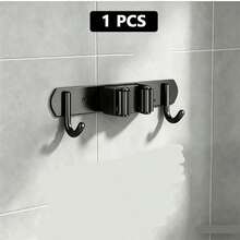 1 Bộ Giá Treo Chổi Gắn Tường, Giá Treo Chổi & Cây Lau Nhà Chắc Chắn Kèm Đinh Để Lắp Đặt, Giải Pháp Lưu Trữ Trong Nhà Thiết Thực, Giá Sắp Xếp Chổi Bằng Thép Không Gỉ Thích Hợp Cho Nhà Để Xe, Nhà Bếp, Phòng Giặt, Phòng Tắm - Nhiều màu - Xem 9