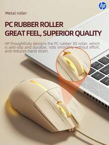 HP M100有线迷你鼠标，电脑鼠标，适用于台式电脑、办公和商务笔记本电脑的有线鼠标，兼容微软Windows和苹果iOS系统。 - 查看 5