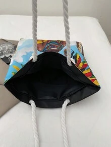 Large Capacity Handbag For Women, New Arrival Minimalist Commuter Shoulder Tote Bag - Multicolor - View 4
