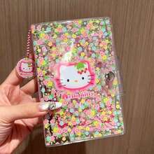 SANRIO 1 cuốn sổ tay A7 hình mèo và dâu tây dễ thương, sổ nhật ký họa tiết hoa hồng hình mèo, sổ tay A7 gáy lò xo đơn, giấy thay thế, chất liệu PP, sổ kế hoạch di động phù hợp để làm album ảnh, sổ dán sticker, sổ lưu niệm, nhật ký, sổ kế hoạch tự làm, sổ theo dõi ngân sách, quản lý thời gian, văn phòng phẩm, đồ dùng học tập, đồ dùng cần thiết cho học kỳ mới. - Tạp chí - Xem 6