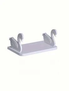 Wall Mounted Bathroom Storage Shelves, Bathroom Shampoo Cosmetic Storage Shelf, Bathroom Rack, Cosmetic Organizer, Shampoo Gel Holder Storage Rack For Bathroom Accessories Home Bathroom Decor Bathroom Organizer Fall Decor Back To School Bathroom Accessories - Multicolor - View 13