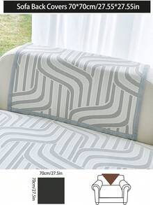1 chiếc vỏ đệm sofa bằng lụa băng thoáng khí 4 mùa, kiểu dáng hiện đại tối giản, chống trượt, có thể giặt được, mềm mại và không phai màu, thân thiện với thú cưng, phù hợp với sofa phòng ngủ, văn phòng, phòng khách và sofa góc chữ L. - Màu Xám nhạt - Xem 13