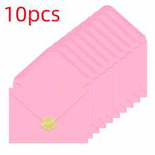 A7 Pink Invitation Envelopes 5x7 With Gold Seal Stickers, V-Flap Thick Paper Mailing Envelopes For Wedding Invitations, Shower, Birthday, Graduation, Thank You Cards, Announcements, Holiday Cards, Greeting Cards 5.28 X 7.13 Inches - Pink Envelopes - View 11