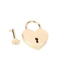 1 Set Customized Engraved Heart Lock & Key Set, Personalized Name & Date Padlock, Couple Matching Jewelry Gift - Multicolor - View 19