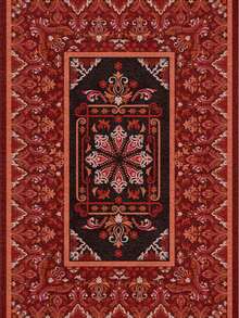 Vicenza Machine Washable Non-Slip Decorative Modern Vintage Kitchen Runner Hallway And Living Room Rug - Mustard Yellow - View 3