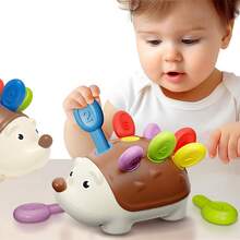 11pcs Baby Toys, Hedgehog Sorting Counting Toy - Color Matching Learning Game, Fine Motor Skills Toy For Kids, Christmas Halloween Birthday Gift, Suitable For Boys And Girls - HLX210A - View 4