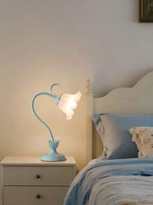1pc Flexible Flower Lamp With Adjustable Shape And Color, Sleep Light, Desk Lamp, Living Room Light, Wildflower Lamp, Bedside Lamp, Bedroom Light, Home Decor Lamp (Color: Green, Pink, Includes Bulb) - USB Port Power Supply (built-in Light Source) - View 13