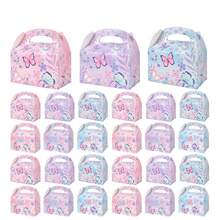 12 piezas Cajas de regalo con forma de mariposa, Cajas de dulces para fiesta de boda - Multicolor - Ver 2
