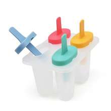 4pcs Ice Pop Mold Set, DIY Ice Lolly & Ice Cream Mold, Easy Release Design - Multicolor - View 6