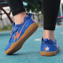 Giày tennis cổ thấp unisex nhẹ, thoáng khí, thời trang cổ điển, chống trượt, bền bỉ, thiết thực cho học sinh, thanh thiếu niên tập luyện ngoài trời. - Màu xanh lam - Xem 5