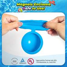 Mother's Day Family Fun, Reusable Magnetic Water Balloons, Silicone Self-Sealing Splash Balls For Parent-Child Pool Beach Play, Easter Backyard Party Gifts For Kids - 彩色 - 查看 7