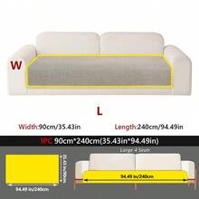1 Tấm bọc ghế sofa kiểu dáng đơn giản, chống trầy xước do thú cưng, đệm chống trượt đa năng bốn mùa, vỏ bọc ghế sofa dệt kim jacquard chenille, tấm bảo vệ ghế sofa tiện dụng. - Nhiều kiểu dáng - Xem 45