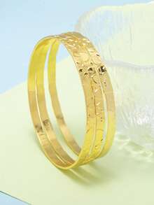 Bộ 3 vòng tay hình trái tim sang trọng, độc đáo, thanh lịch, thiết kế đa năng. - Nhiều màu - Xem 4