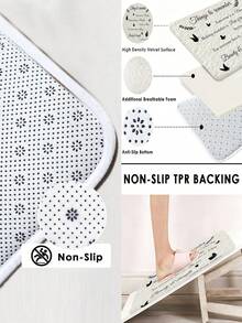 Thảm chùi chân hình bướm in câu nói truyền cảm hứng bằng tiếng Anh, nhiều kích cỡ, chống trượt, thấm hút tốt, chống bẩn và có thể giặt được, phù hợp cho lối vào/phòng ngủ/phòng học/phòng khách, vật trang trí nhà cửa thiết yếu, trang trí mùa xuân, phong cách văn chương/độc quyền dành cho người yêu văn học, quà tặng tân gia/Ngày của Mẹ, phù hợp mọi mùa. - thiết kế theo hợp đồng - Xem 7