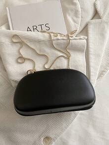 New Arrival Women Metal Decor Unique Design Shoulder Crossbody Bag - Black - View 9