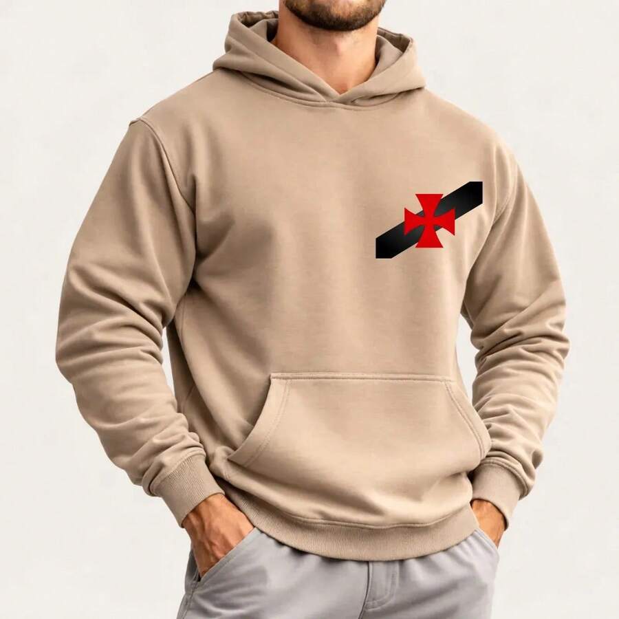 Vasco Da Gama Sweatshirt Premium Cotton Winter Jacket BT979 - 米色 - 查看 1