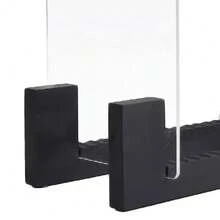 Acrylic Vinyl Record Storage Display Flip Rack Solid Wood Base LP Record Holder - View 5