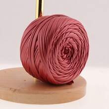 100克/卷 纳帕哑光仿皮纱线，DIY手工钩编纱线，手工包包鞋履工艺品 - A - 查看 21
