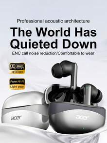 Acer OHR750 ENC Noise Cancelling Wireless Bluetooth Earbuds, Surround Sound Quality, 32-Bit DSP Super Computing Performance, Suitable For Office And Leisure Multi-Scenario Use - View 4