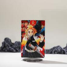 1個柱壓克力立牌，煉獄、蜜璃、無一郎、義勇、忍、小芭內、天元、G、夜明、實彌人偶裝飾，適合動漫迷的完美禮物 - 彩色 - 查看 17