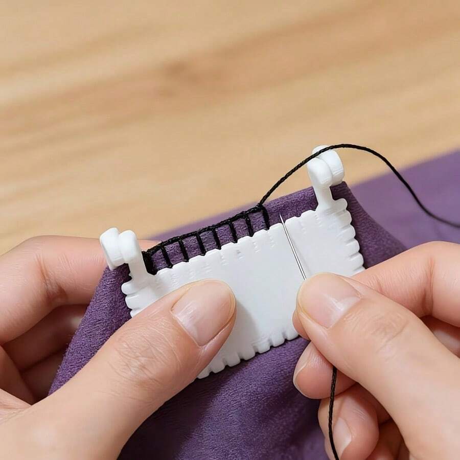 3Pcs Hinge Sewing Clips Set, 3/4/5mm 3D Printed Sewing Tools, DIY Hand Stitching Fixed Clamps For Beginners, Perfect Gift For Mom Friends Sewing Lovers
