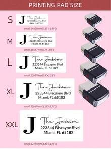 Custom Address Stamp, Personalized Name Stamp, Elegant Minimalist Floral Style For Wedding Invitations Envelopes Thank You Cards Packaging Labels, Customized Self Inking Stamp Holiday Gift For Couples, Customizable Text Return Address Stamp - Style B - View 4