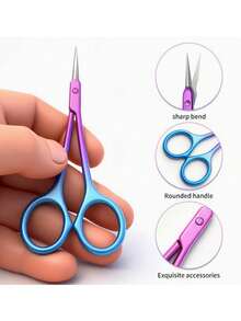 1pc Professional Stainless Steel Cuticle Nipper, Nail Clipper, Cuticle Remover, Suitable For Pedicure And Manicure Accessories - Multicolor - View 19